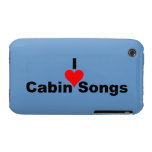 Bluegrass: I (heart) Cabin Songs Case-mate Iphone 3 Case