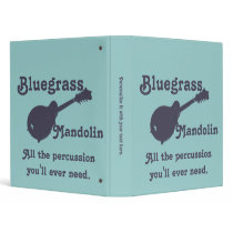 Bluegrass Mandolin - All the Percussion You Need Vinyl Binders
