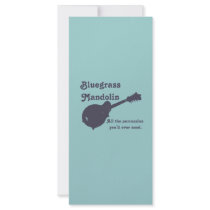 Bluegrass Mandolin - All the Percussion You Need Custom Rack Cards