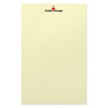 Bluegrass Music: I (heart) Cabin Songs Personalized Stationery