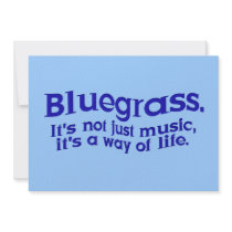 Bluegrass: Not Just Music, a Way of Life Personalized Announcement