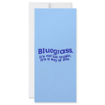 Bluegrass: Not Just Music, a Way of Life Rack Card