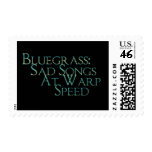 Bluegrass: Sad Songs At Warp Speed Postage Stamp