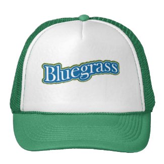 BLUEGRASS Trucker Hat - adjustable (CHOOSE COLOR)