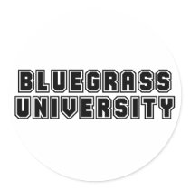 Bluegrass University stickers