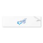 blueheart-w-smoke bumper stickers