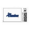 BlueHeartRibbonSurvivor postage
