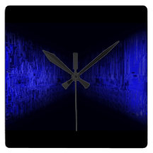 bluehorizon - electronic circuit board wallclock