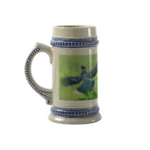 Bluejay in Flight Mug Stein
