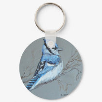 'Bluejay' keychain by csessarego 'Bluejay' keychain