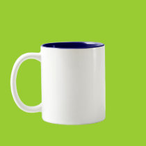 Bluejay on birdbath mug