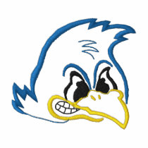 Bluejay Outline embroidered shirts by ZazzleEmbroidery Bluejay Outline embroidered shirts