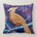 Bluejay turned Thrush by Wendy C Allen pillows