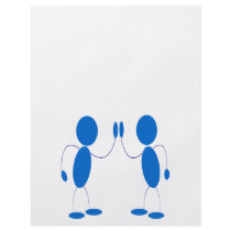 bluemen_clap_Vector_Clipart Business icon logo