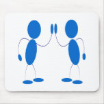 bluemen_clap_Vector_Clipart Business icon logo