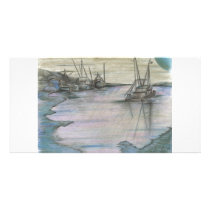 BlueMoon Coastline photo cards by marylouroche BlueMoon Coastline photo cards