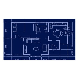 blueprint - house plan business card