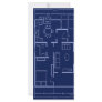 blueprint - house plan personalized rack card