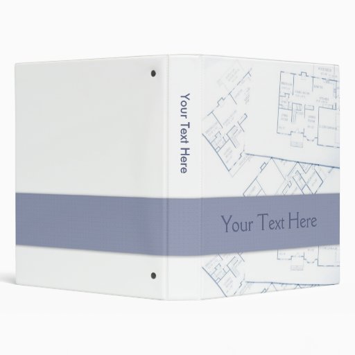 Blueprints Binder Zazzle