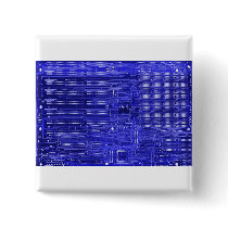 blueray - electronic circuit board pinback button