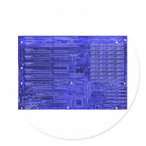 blueray - electronic circuit board sticker