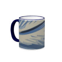 Blues Abstrat Mug by myhome71 Blues Abstrat Mug
