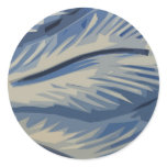 Blues Abstrat Stickers