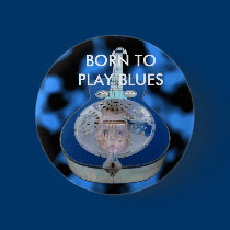 Blues Baby Button