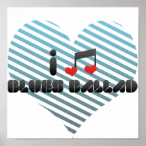 Blues Ballad fan Poster