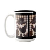 Blues Dog Mug by myrtieshuman Blues Dog Mug