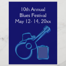 Blues Guitar Flyer