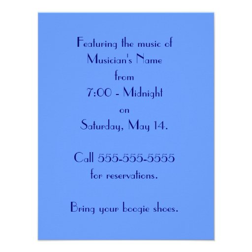 Blues Guitar Invitation