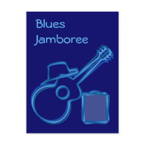 Blues Guitar Postcard