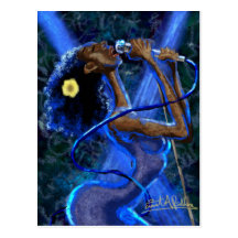 Blues in Rhapsody Postcard