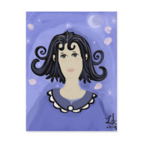 Blues in the Night Postcard by elledeegee Blues in the Night Postcard