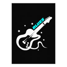 blues personalized invites