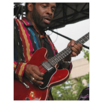 Blues Player Customized Letterhead