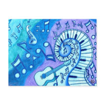 Blues Post Cards