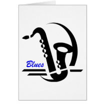 Blues Sax cards by jazzbluesboutique Blues Sax cards