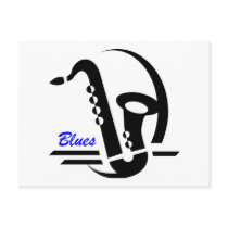 Blues Sax postcards by jazzbluesboutique Blues Sax postcards