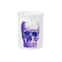 Blues skull beverage pitcher
