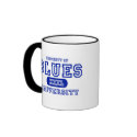 Blues University mugs