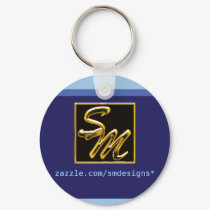 Bluesband Business Logo Keychain by SMDesigns Bluesband Business Logo Keychain