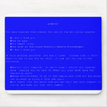 BlueScreen mousepads by Kendareru BlueScreen mousepads