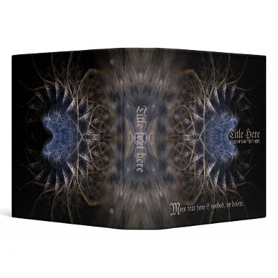 BlueSide Heart Fractal Binder binder