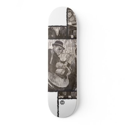 Bluesman Skate Board Deck by ky_baker