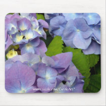 Bluest Blue Hydrangeas Mousepad by CaroleArt Bluest Blue Hydrangeas Mousepad