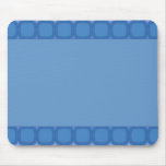 Bluesville Retro Squares Stars Mouse Pad