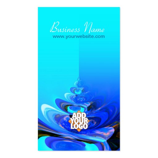 BlueSwirl Shell Business Card (back side)