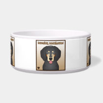 Bluetick Coonhound Cartoon Dog Water Bowl
